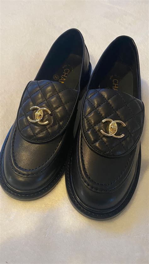 chanel loafers dames